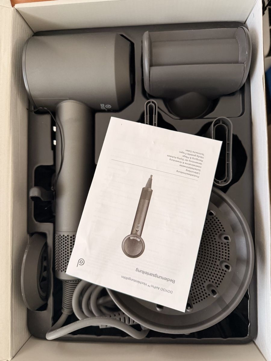 Asciugacapelli: Neu Doyoo AirPro 5in1 Haarstyling-Set - Grau – Nuovo (secondo la descrizione) da Eschenbach LU venduto da Syrah3 1