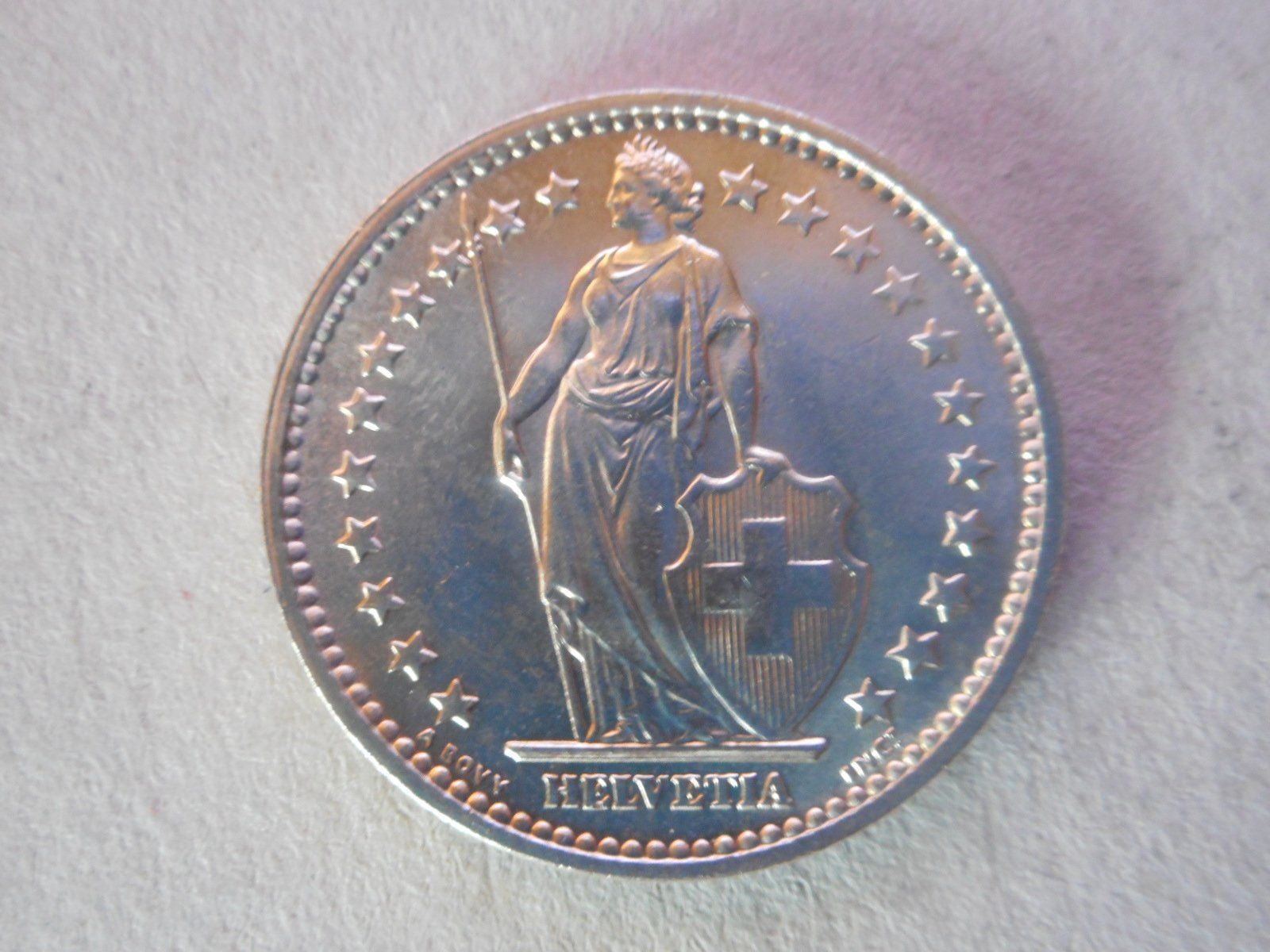 Tutti le monete: 2 Fr. 1967 silber  unz/stgl Prachtsstück – Nuovo (secondo la descrizione) da Kriegstetten venduto da pizlad2010 2