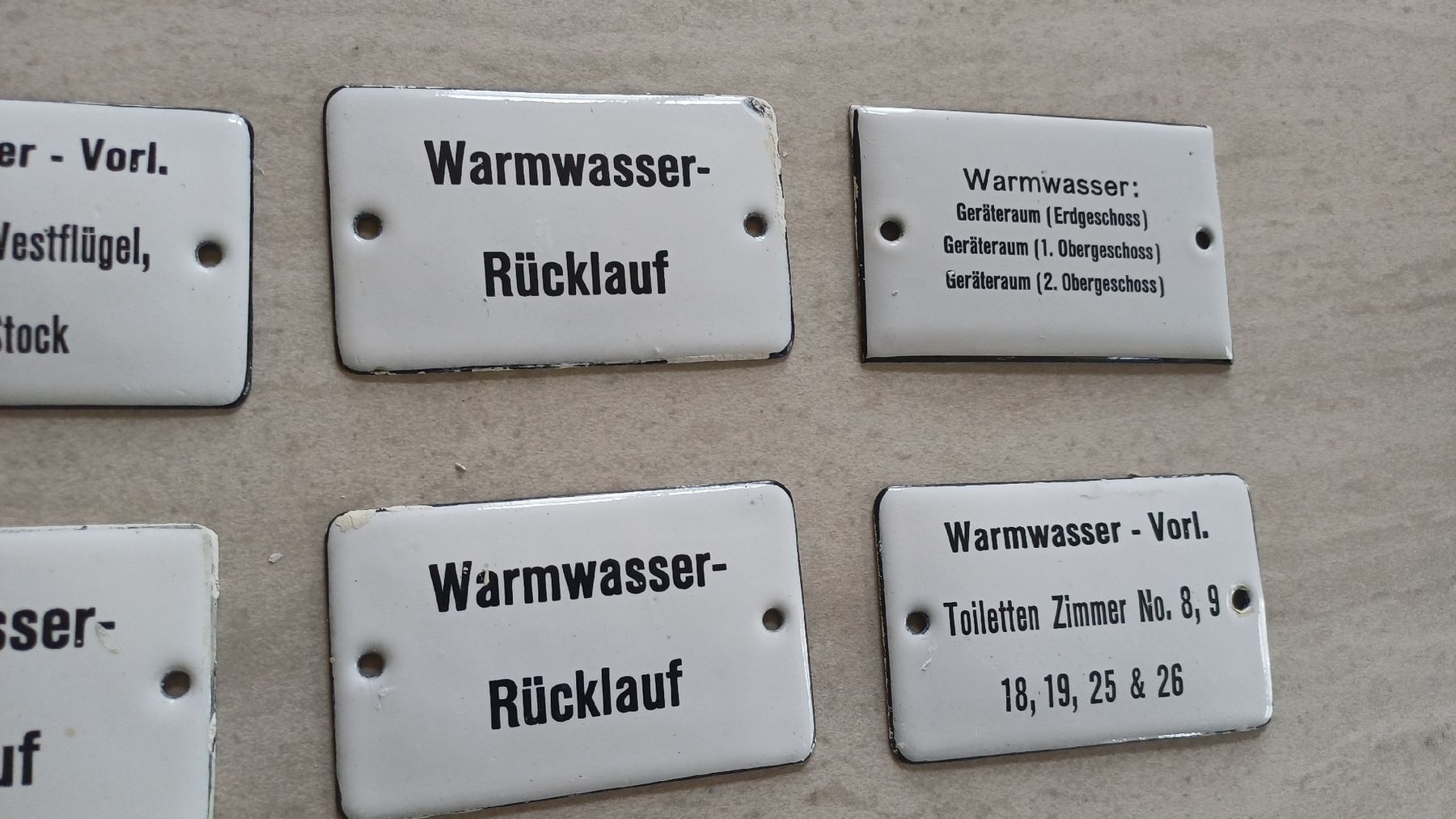 Ecriteaux: 17 Antike Email Schilder  – D'occasion à Flawil par Naphtali 7