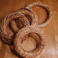 4er Adventskränze roh