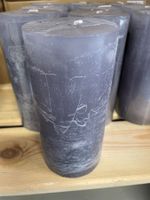 Kerzen/Grau Rustico/7x14cm/L/Neu/OVP