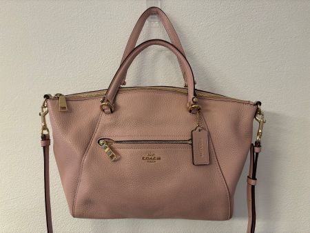Coach Echtleder Handtasche Rosa Gold Top Zustand