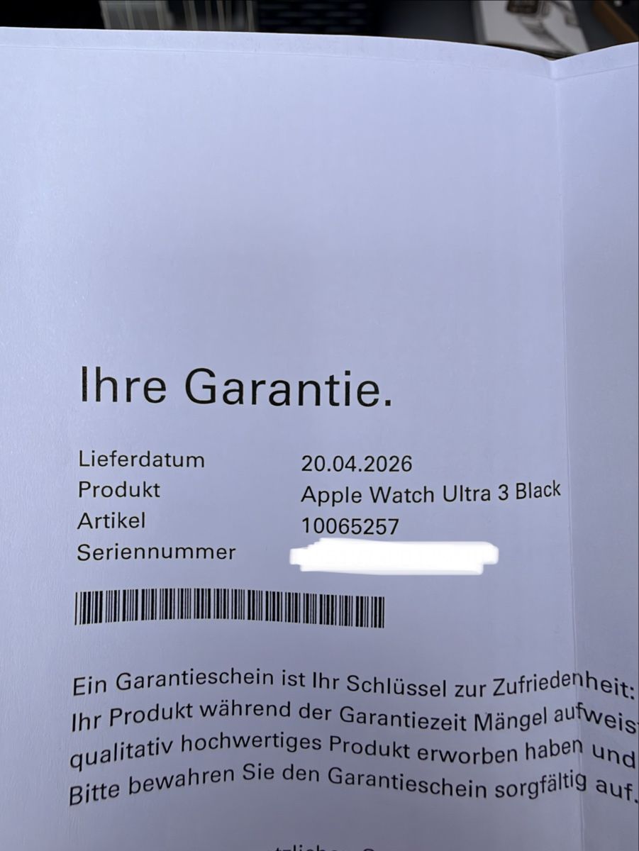 Apple Smartwatch: Apple Watch Ultra 3 – Neuf (Voir description) à Oftringen par iChange 3