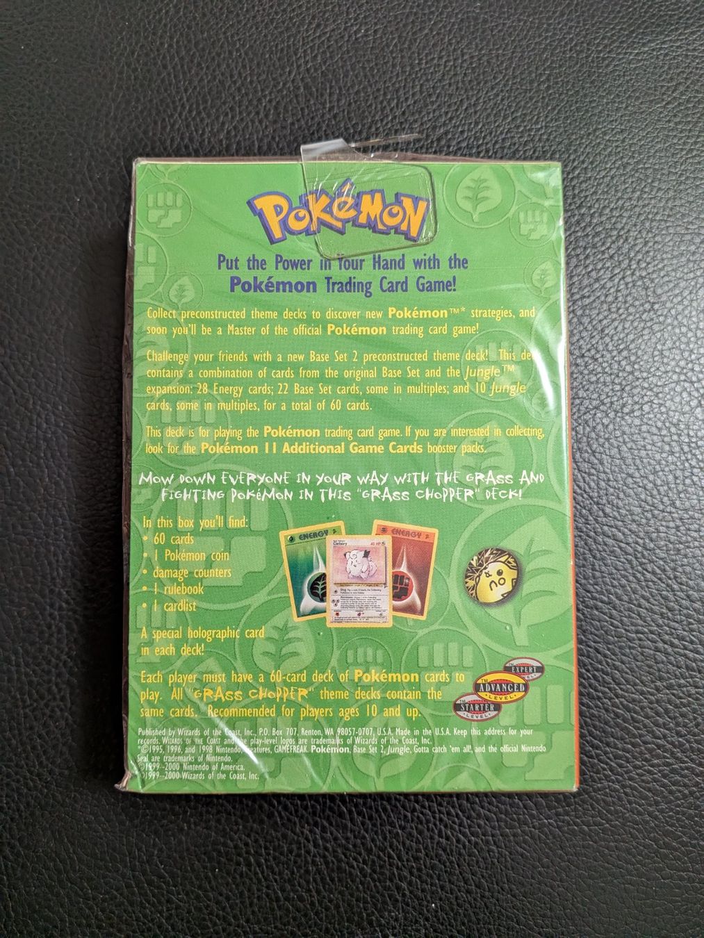 Pokémon Sammelbilder & Trading cards: 2000 Base Set 2: Gross Chopper Theme Deck SEALED Ab 1 – Gebraucht aus Paradiso von Pkmn10 1