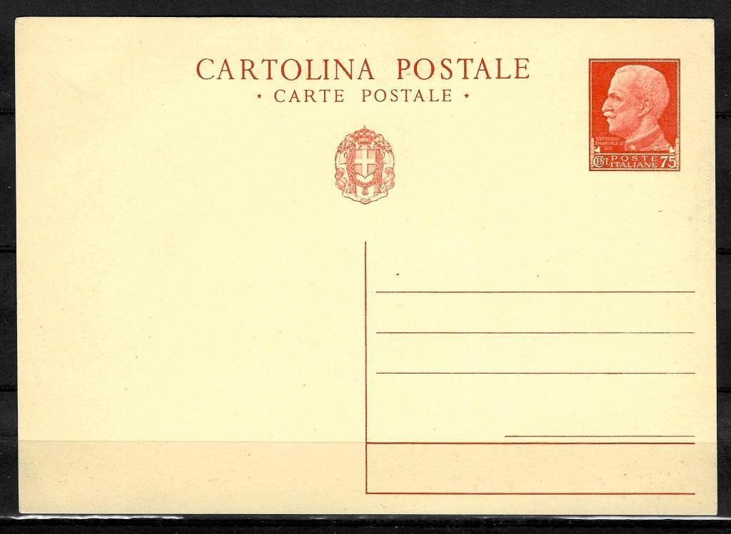 Tutti i francobolli: 1933 Postkarte Italien Imperiale 75 Cent /** – Nuovo (secondo la descrizione) da Sorengo venduto da eme_wk9w