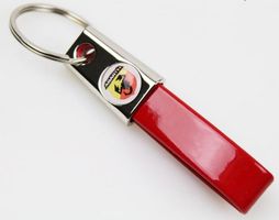 ABVERKAUF Abarth Schlüsselanhänger Schlaufe Rot