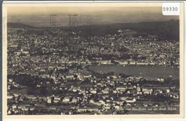 Blick vom Uto-Kulm auf die Stadt Zürich
