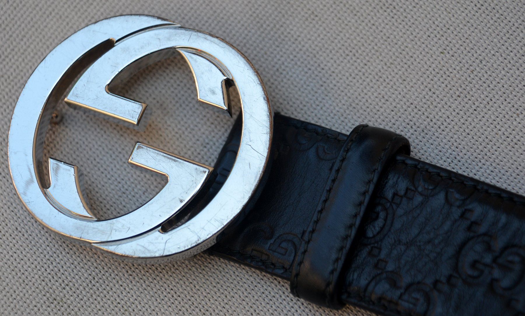 Louis Vuitton Cinture: Gucci Monogram Gürtel / ceinture – Usato da Collonges venduto da Auganien 4