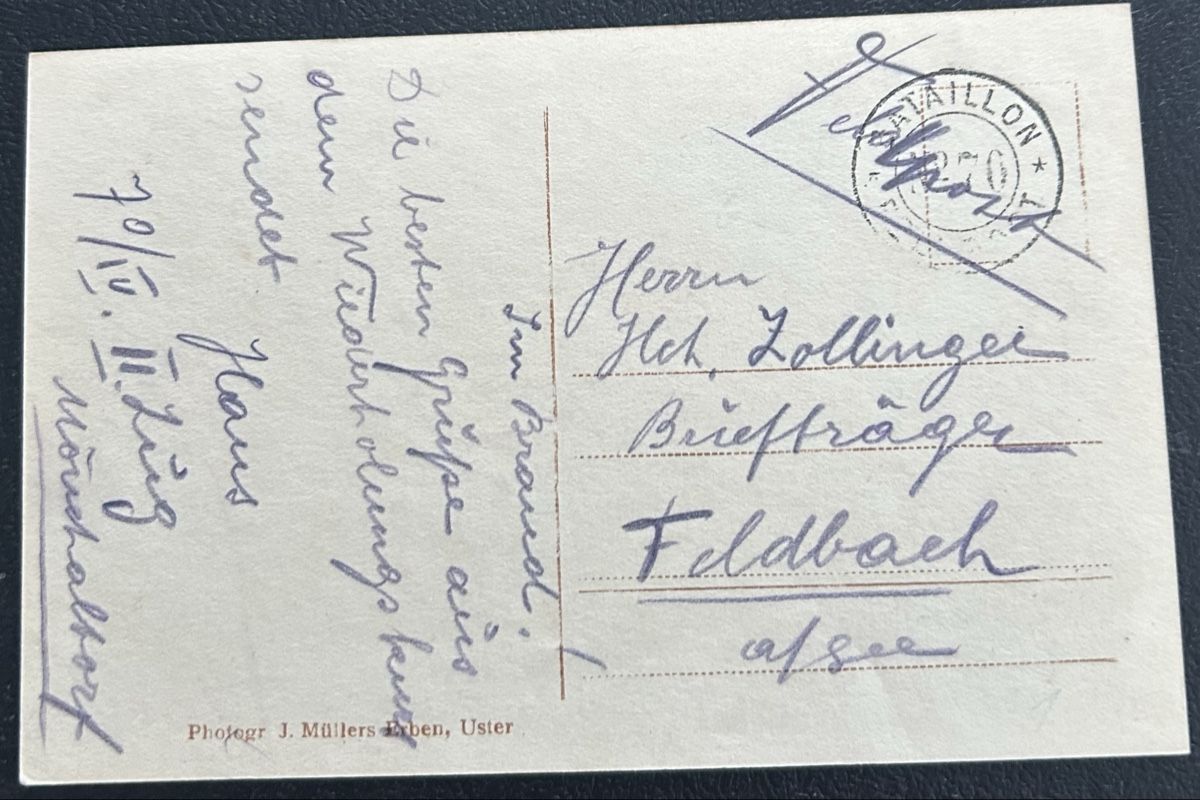 Cartoline postali: Fotokarte Mönchaltdorf  – Usato da Horw venduto da Tellbub 1