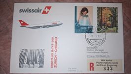 Swissair Zürich - Chicago 28.03.1983