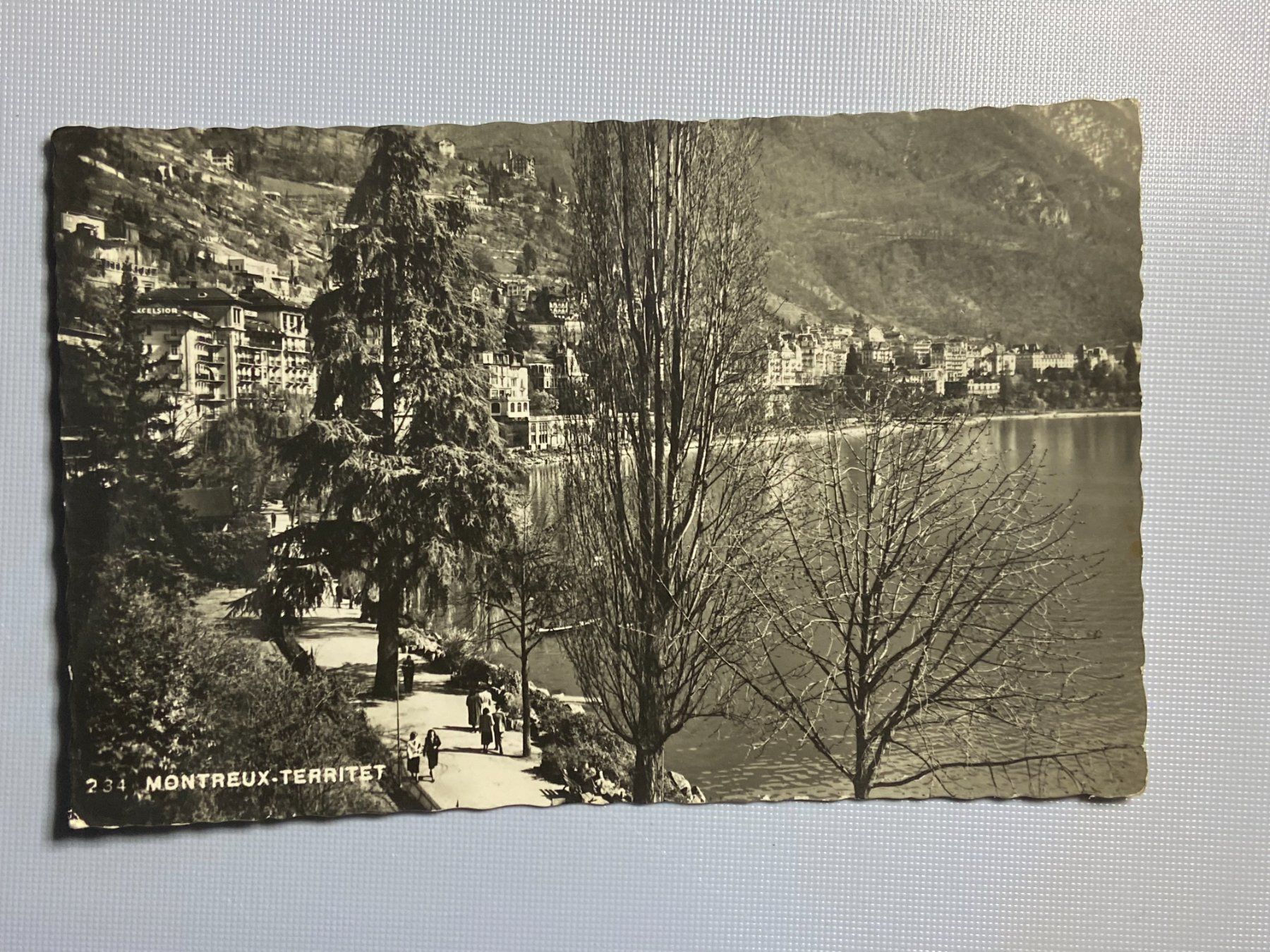 Ansichtskarten: Montreux - Territet – Gebraucht aus Steg VS von danwer74