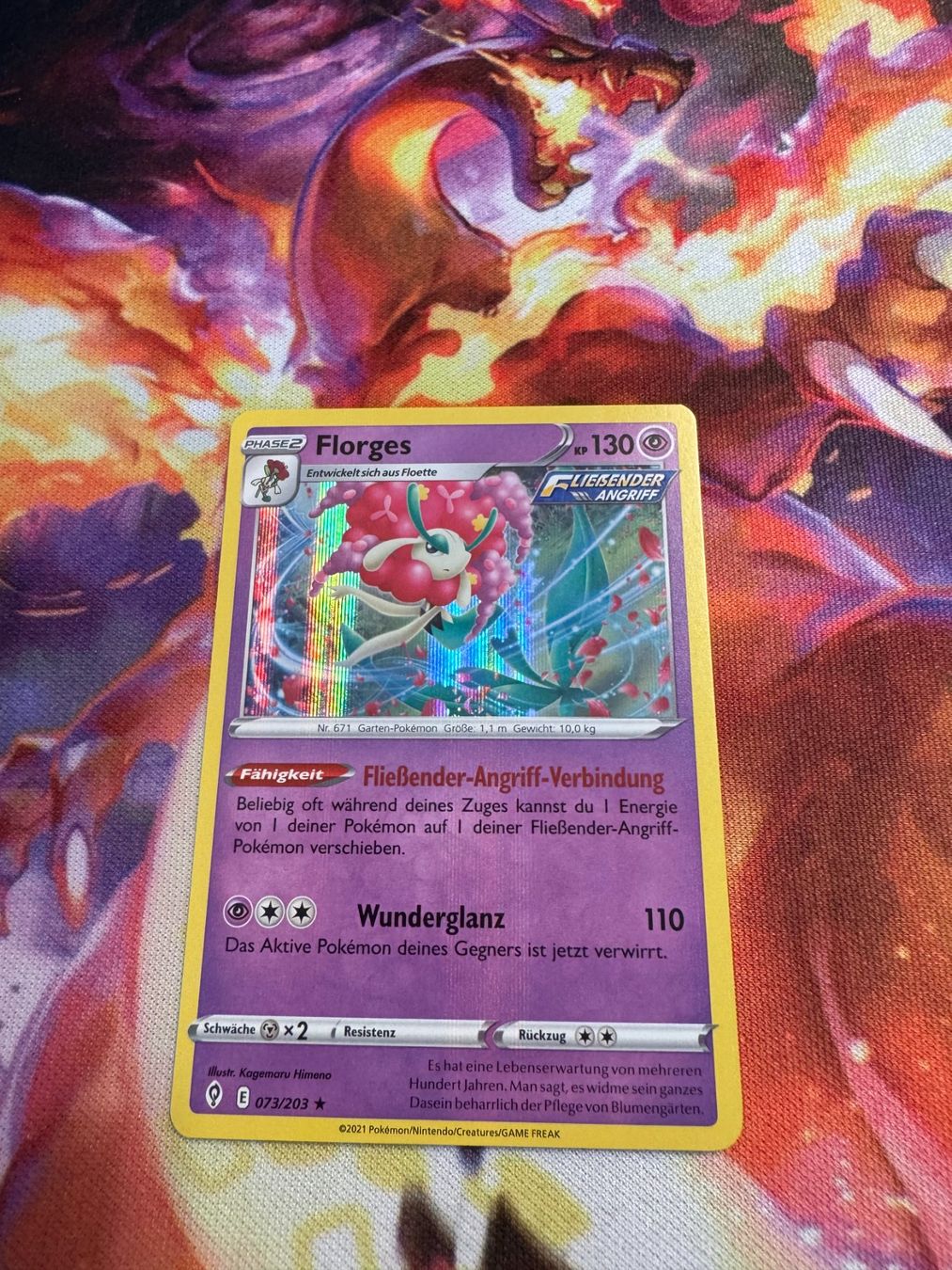 Pokémon Carte collezionabili: Florges (EVS 073) / Holo / Drachenwandel – Nuovo (secondo la descrizione) da Bülach venduto da CherryBlu