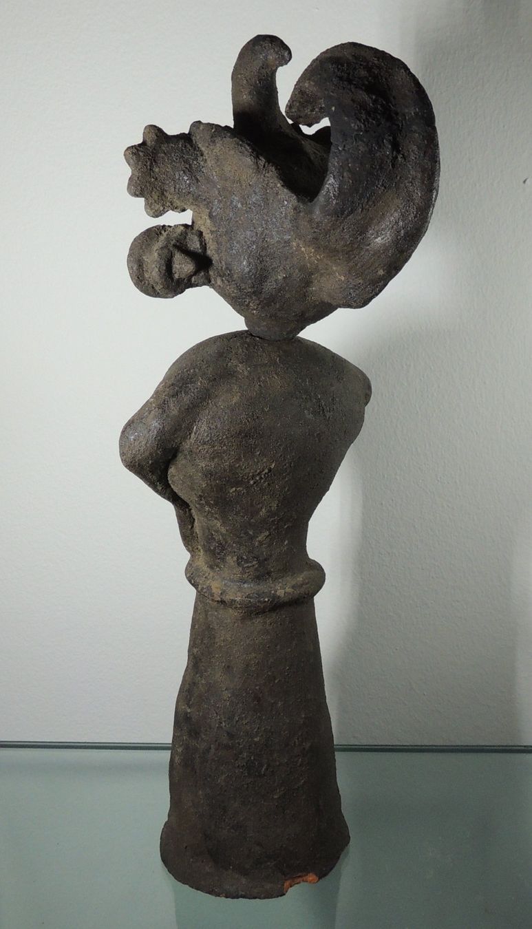 Internationale Kunst: Java Terracotta Zeremonialgefäss – Gebraucht aus Waldenburg von labrador707 4