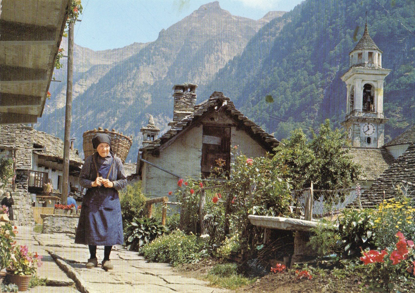 Ansichtskarten: Sonogno – Gebraucht aus Melano von pisonsdro