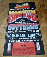 Magnum GOTTHARD ORGINAL KONZERT-PLAKAT Zürich 1992