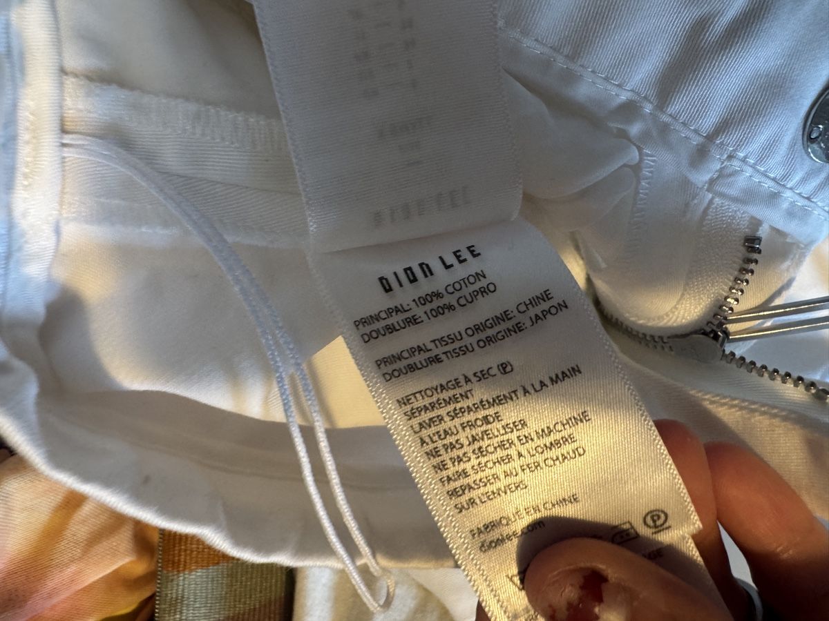 Pantalons: Dion Lee Eyelet Tie-Cuff Pants White Size M new – Neuf (Voir description) à Zürich par flo_8yph 9