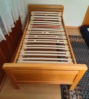 Bett 90x190 cm Hüsler Nest mit spez. ROVIVA Lattenrost