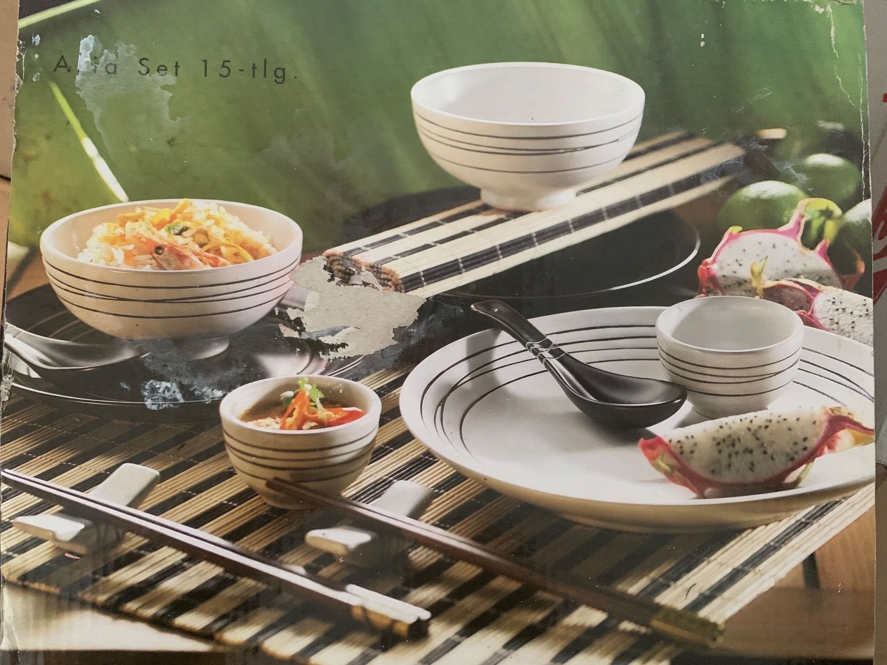 Mäser Set di piatti: Asia set 15 tlg neu – Nuovo e nell'imballaggio originale da Rorschach venduto da eme_8swl