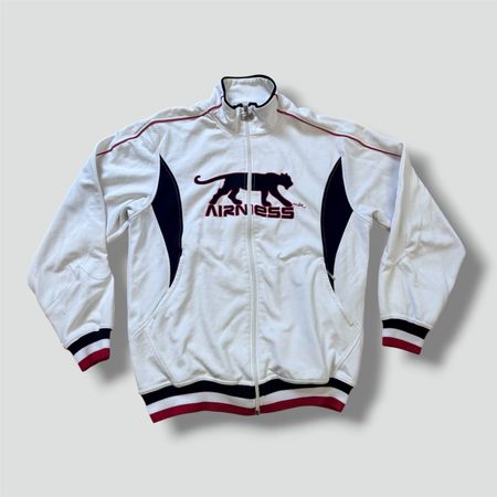Airness streetwear 00s white track jacket (nike adidas retro