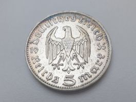 🇩🇪 Third Reich: 5 Reichsmark 1935 D