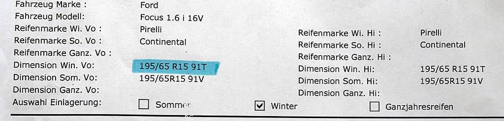 Ford Pneus & Kompletträder: Schnäppchen: 4 Winter-Kompletträder Ford Focus! – Gebraucht aus Degersheim von pc-profi 2