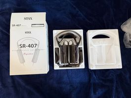 STAX Elektrostat-Kopfhörer SR-407 mit SRM-1/MK-2-Speisegerät