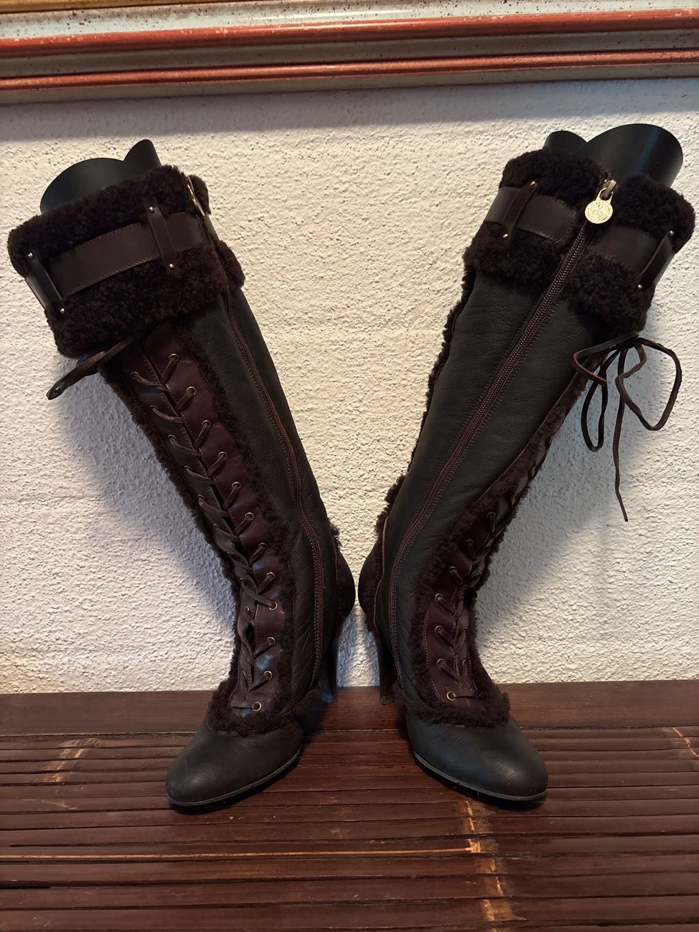 Bally Damenschuhe: Bally High Heel Stiefel braun 36 – Neu (gemäss Beschreibung) aus Besenbüren von teluride89 5