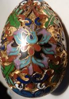 WUNDERSCHÖNES CLOISONNÉ EIS.4.)-KONVEXE  FORM-BESTE QUALITÄT