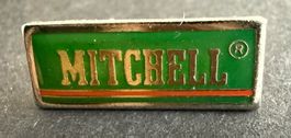 Pin’s MITCHELL rectangulaire logo vert doré