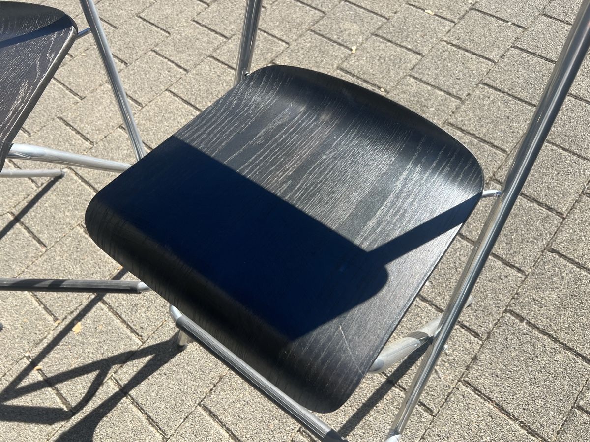 Ikea Chaises: 2 Barhocker Klappstühle IKEA schwarz – D'occasion à Wohlenschwil par SmokyAnnie 3