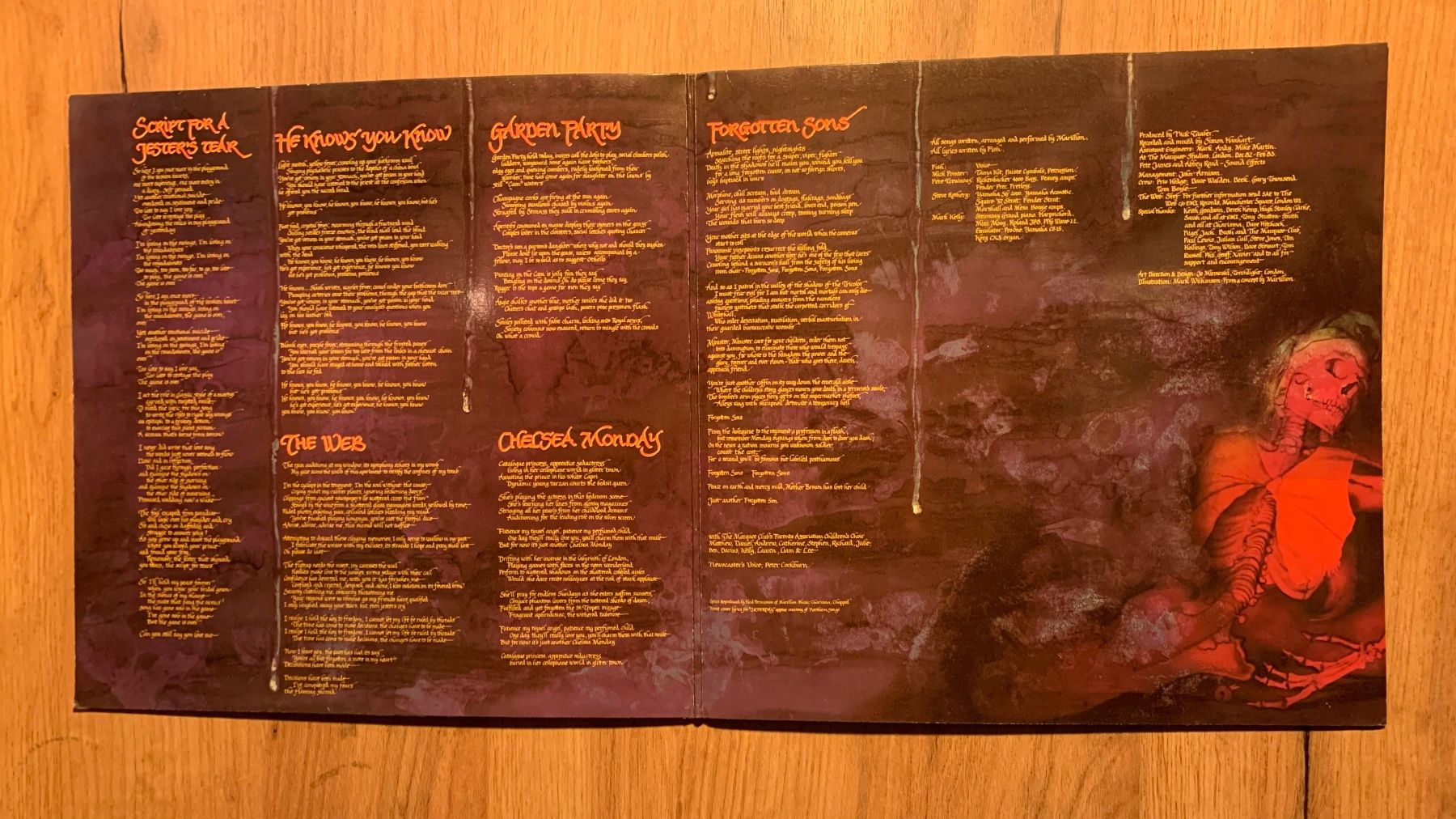 Vinyles: MARILLION - SCRIPT FOR A JESTER'S TEAR...OG EU 1983...VG/VG+ – D'occasion à Gals par Diskopatshop 2
