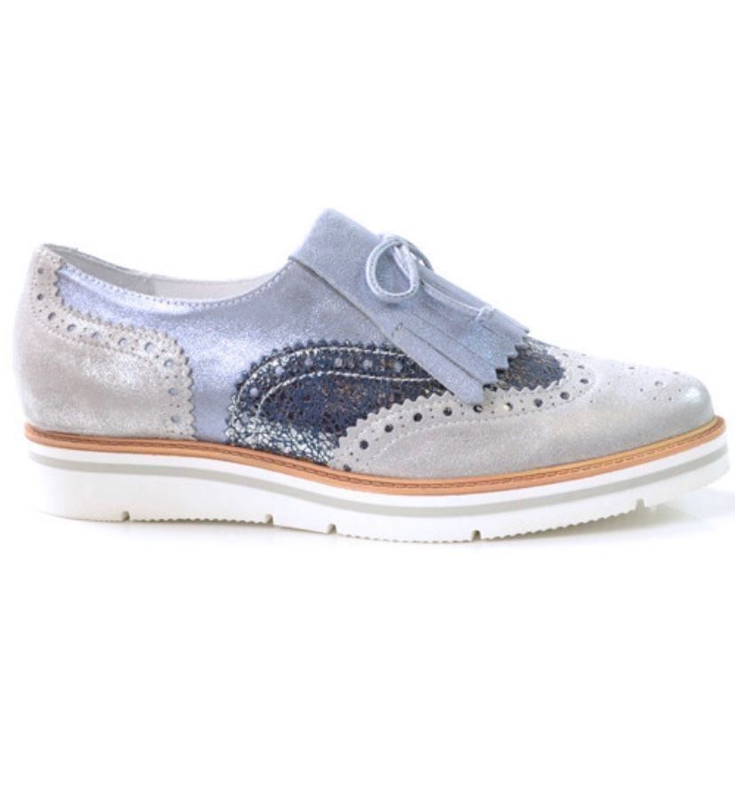 Damenschuhe: Carmens Schuhe Silber/blau  Gr.41 – Neu und originalverpackt aus Frenkendorf von kokira 6