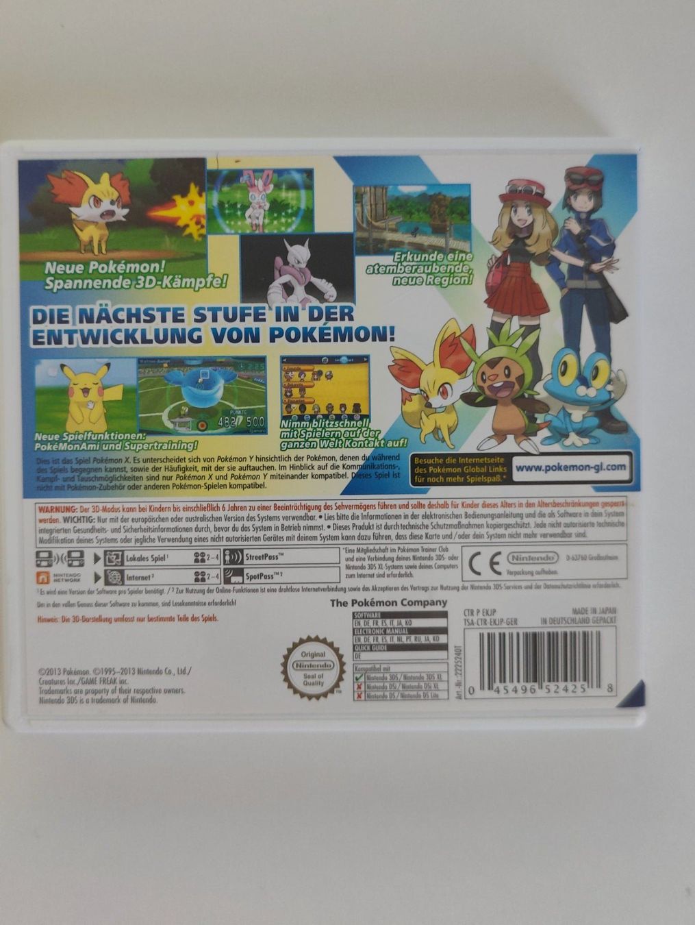 Nintendo Jeux: Pokemon X - Nintendo 3DS – D'occasion à Dintikon par Nightcom 1