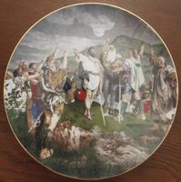 "Der Rütlischwur" Collectible Porcelain Plate