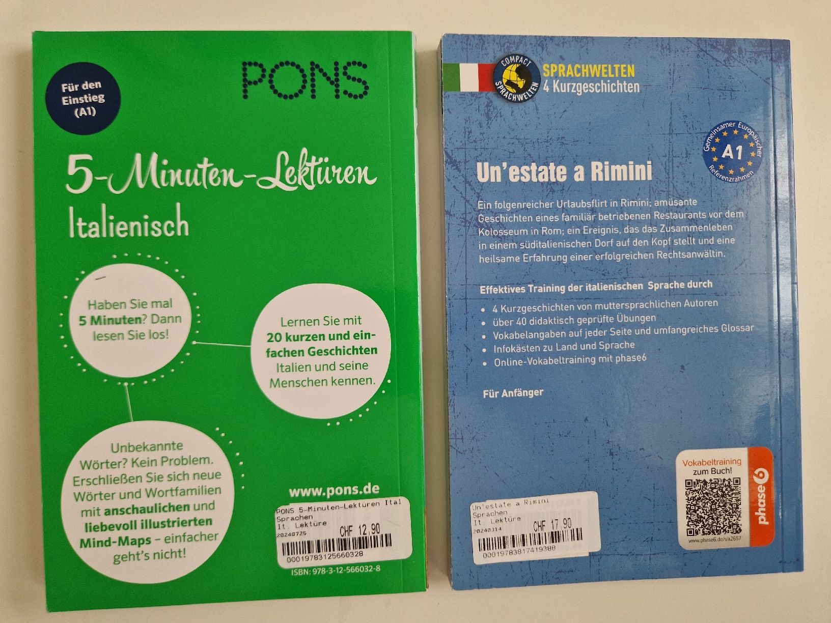 Livres: Pons Lektüren Italienisch Set – Neuf (Voir description) à Zürich par katinkalinka 1