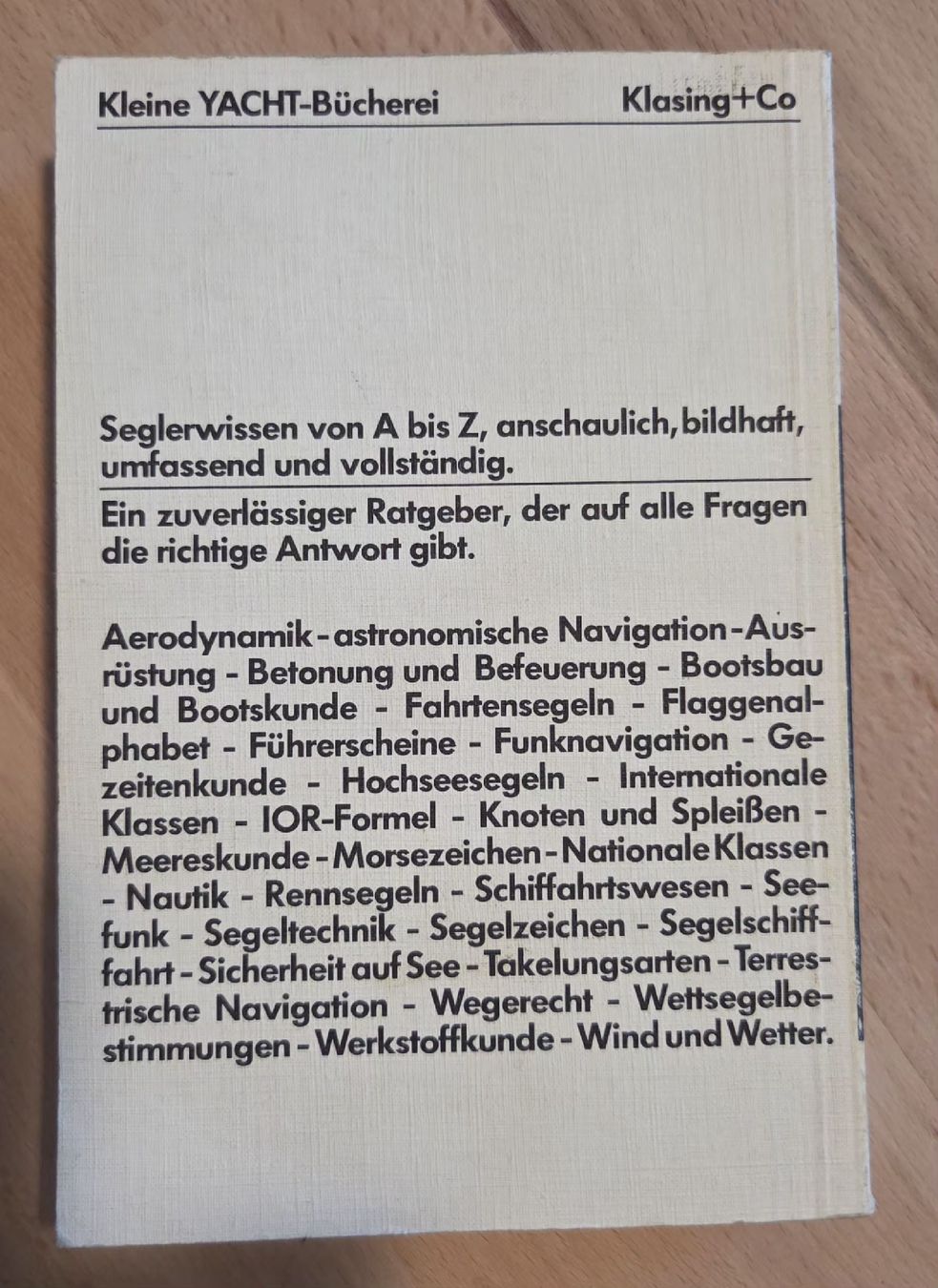 Libri: Segler Lexikon – Usato da Muttenz venduto da MIBLADA 1