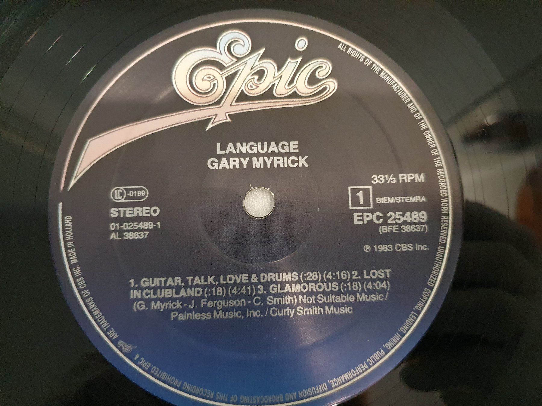 Dischi in vinile: Gary Myrick – Language – Usato da Uster venduto da Vinyl-Leidenschaft 3