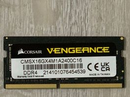 Corsair Vengeance (1 x 16GB, DDR4-2400, SO-DIMM) - RAM