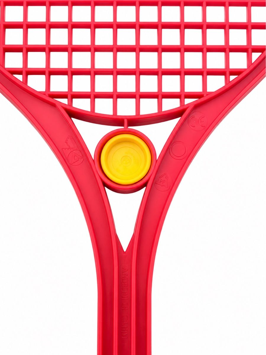 Racchette: Tennisschläger Set 2er Kunststoff Rot Gelb Freizeit – Usato da Aarberg venduto da LovelyThings_ 2