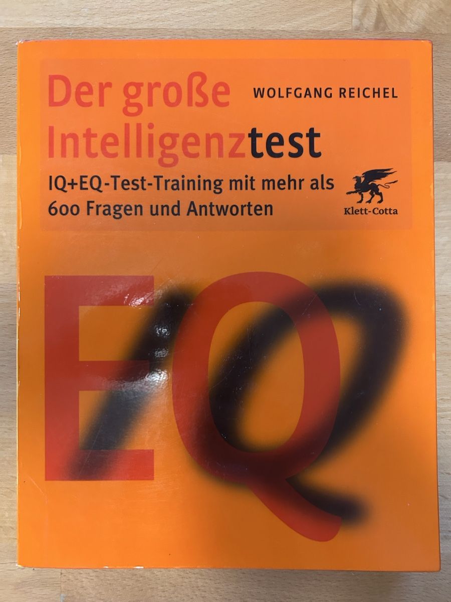 Libri: Der grosse Intelligenztest - Wolfgang Reichel – Usato da Zürich venduto da Nimi8