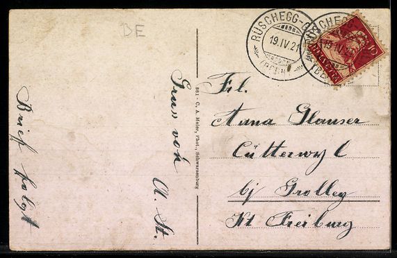 Cartoline postali: AK Rüschegg, Kirche, Panorama – Usato da Berlin venduto da bartko-reher 1