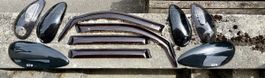Tuning Set PT Cruiser Windabweiser Scheinwerfer RL Abdeckung