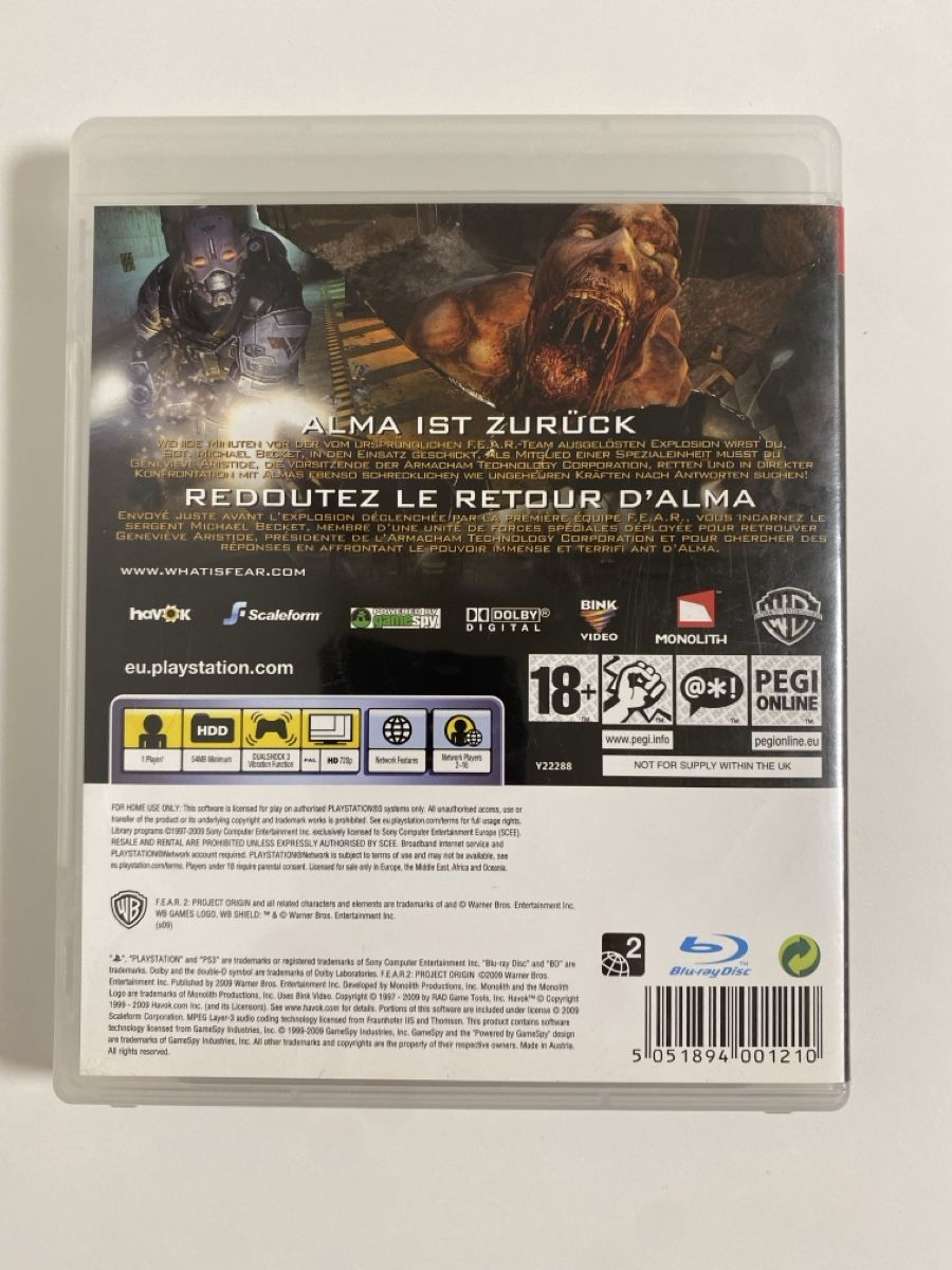 Spiele: FEAR 2: Project Origin - PS3 – Gebraucht aus Zürich von m7lx 1