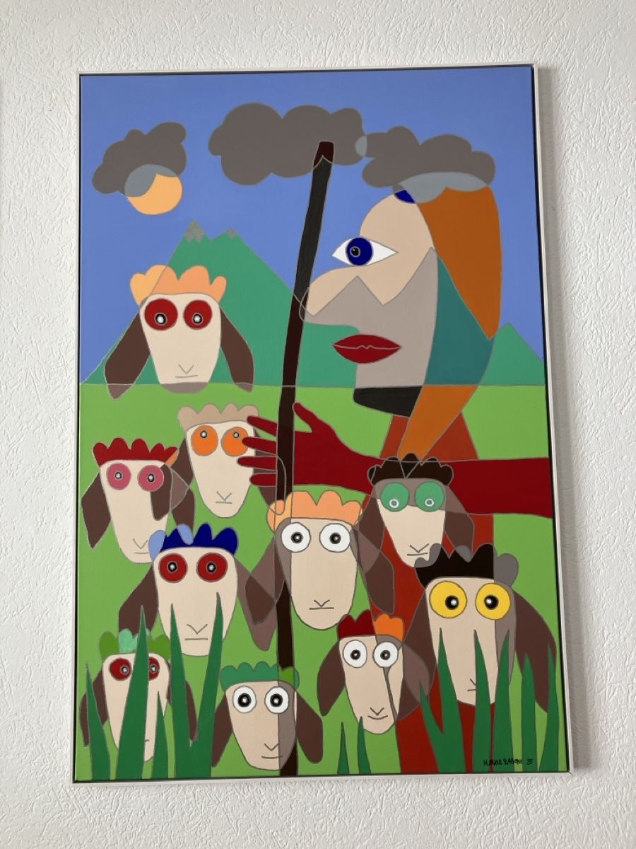 Foto & Immagini: Bild Leinwand  - der gute HIRTE - – Nuovo e nell'imballaggio originale da Reitnau venduto da Juda65
