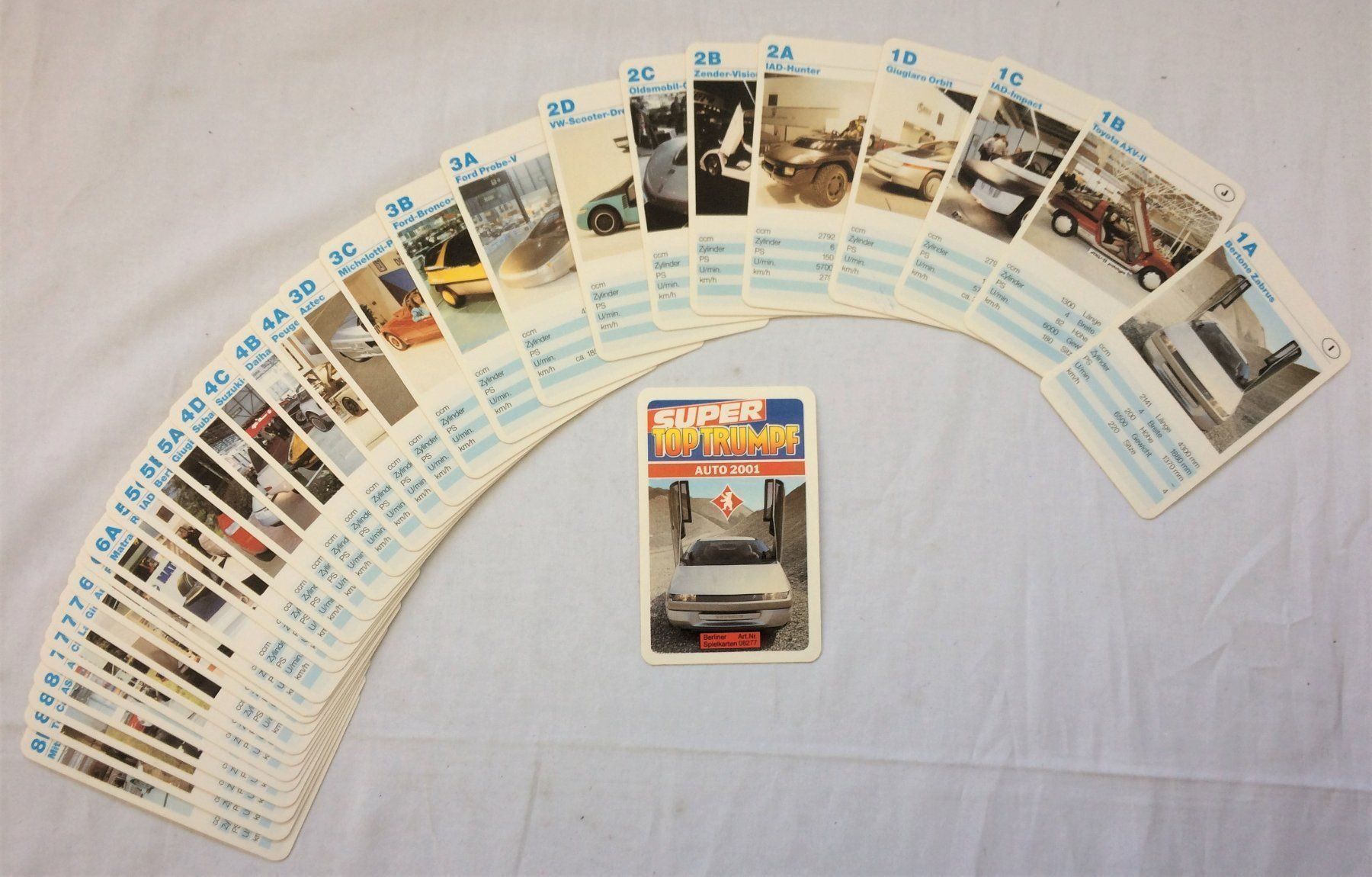 Giochi: Quartett  - AUTO 2001 - Super Top Trumpf – Usato da Schaffhausen venduto da durruti 2