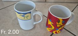 2 tasses à thé