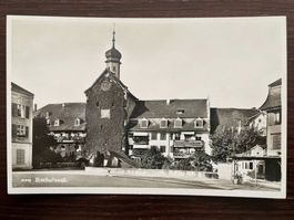 BISCHOFSZELL Ortspartie mit Mass-Schneiderei Munz