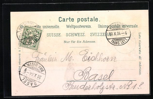 Cartoline postali: Litho Neuchatel, Gorges de l'areuse, Ort – Usato da Berlin venduto da bartko-reher 1