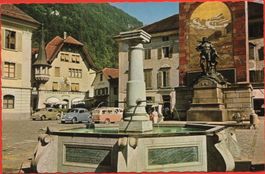 ALTDORF Telldenkmal - Auto, VW-Käfer