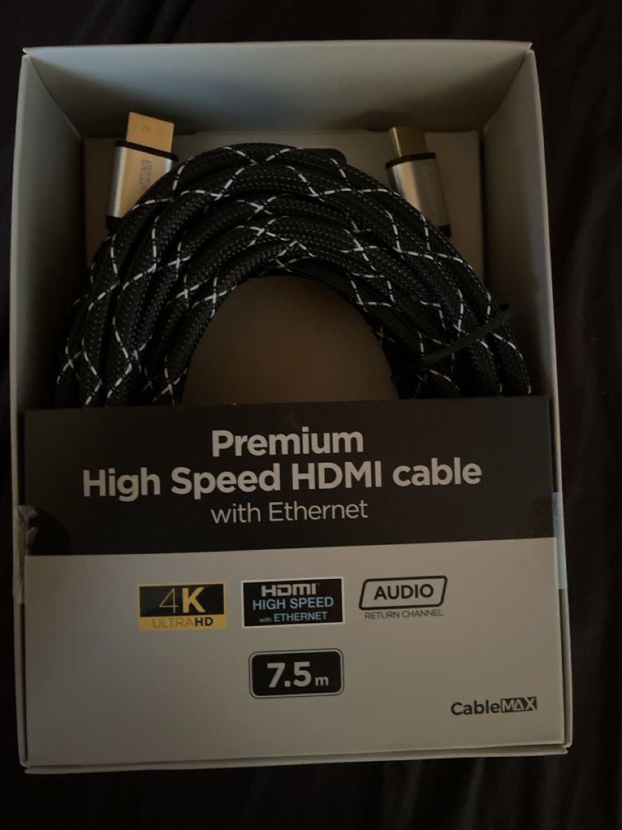 Cavi: HDMI Kabel 7.5Meter mit Winkeladapter neu – Nuovo e nell'imballaggio originale da Heiden venduto da fam_797q